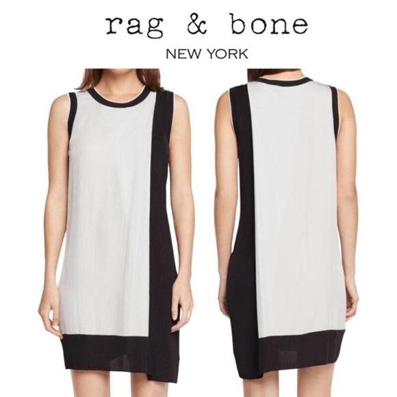 rag & bone Dresses & Skirts - Rag & Bone Abby Layered Shift Dress Seaglass M